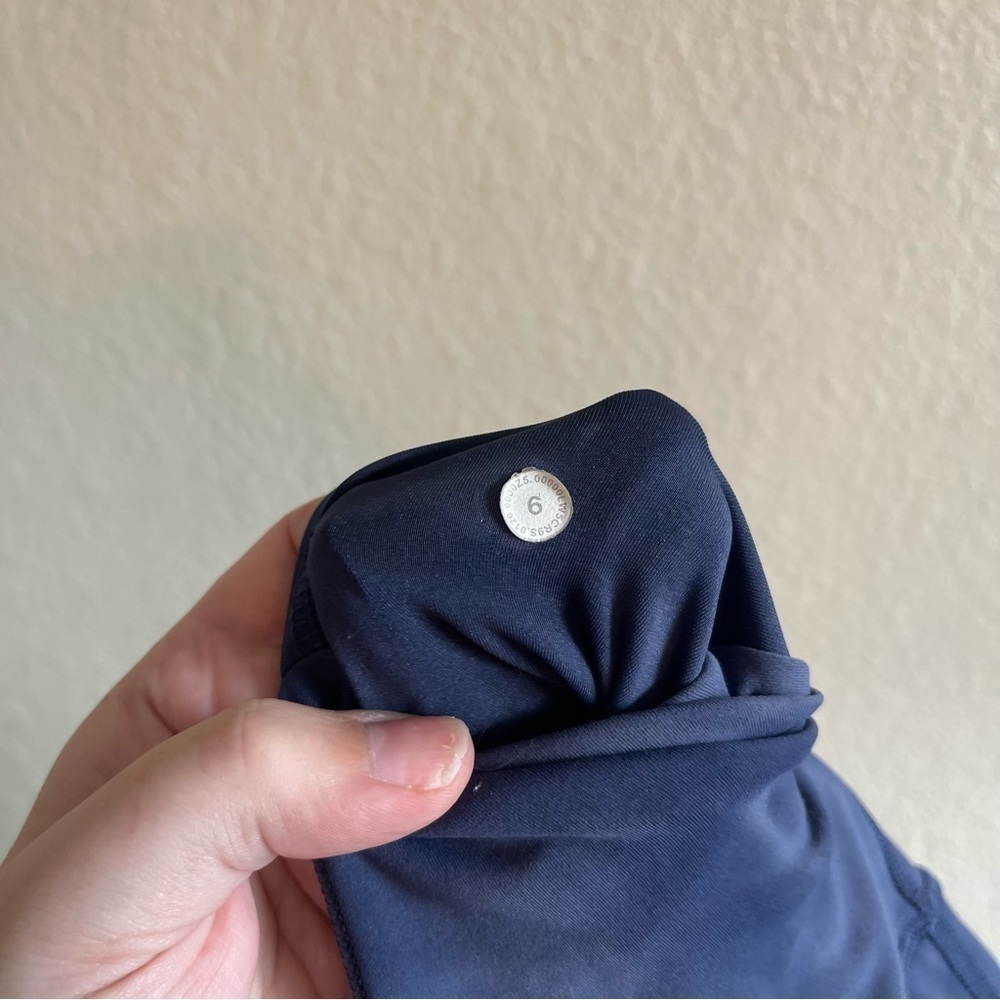Lululemon Invigorate High Rise Tight 25" Diamond Dye Naval Blue Women’s Size 6 - Picture 7 of 7